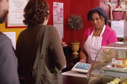 woman at a pos register